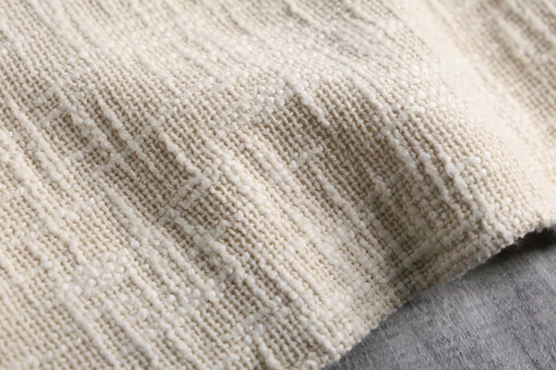 ivory color cotton pullover tops