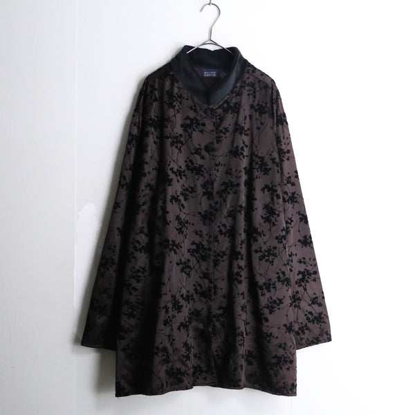 nature pattern design loose jacket