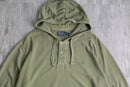 90's "Polo by RL" moss stitch hoodie