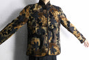 botanical pattern jacquard jacket