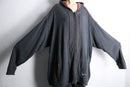”Harley Davidson” gray × red inside out over sized hoodie