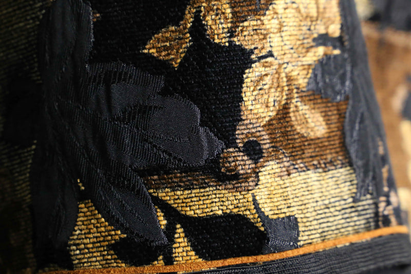 botanical pattern jacquard jacket