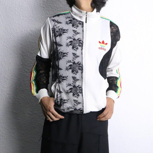"Re:make" docking lace track jacket