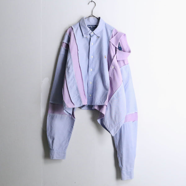 "Re:make" 2docking short length shirt