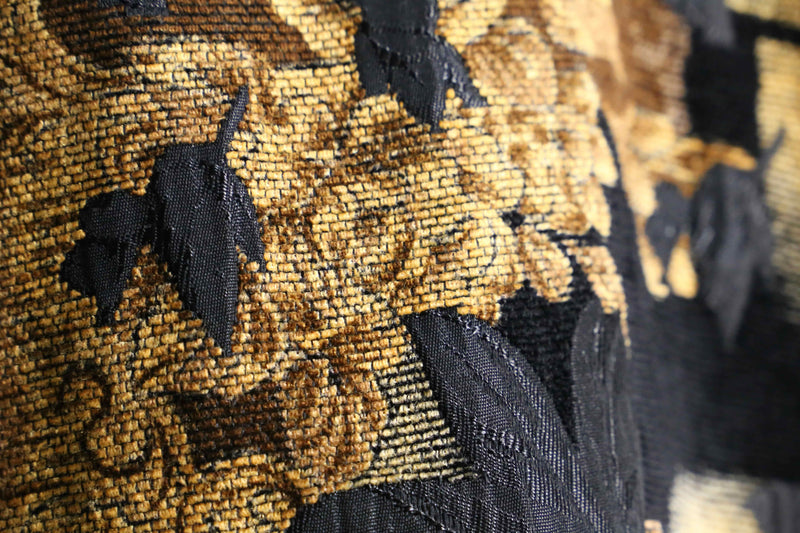 botanical pattern jacquard jacket