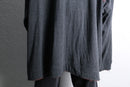 ”Harley Davidson” gray × red inside out over sized hoodie