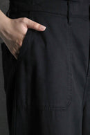 black color wide flare pants