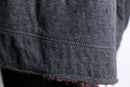 ”Harley Davidson” gray × red inside out over sized hoodie