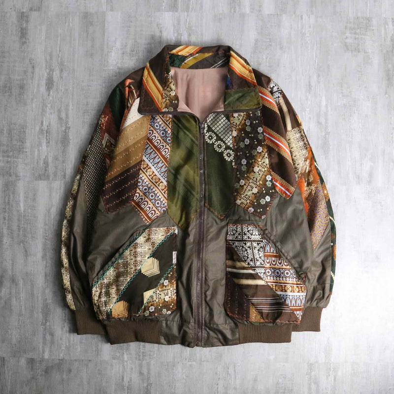 mulch pattern patchwork design jacket