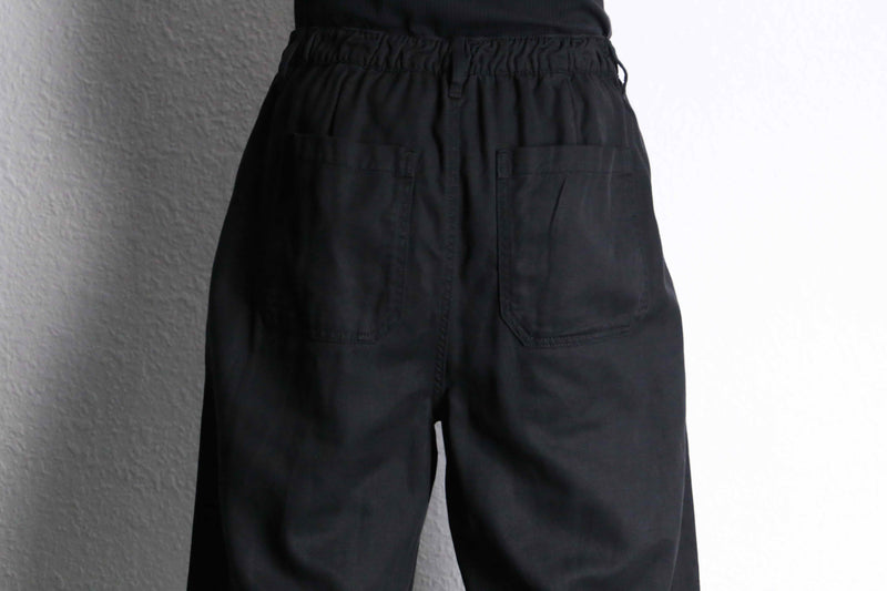 black color wide flare pants