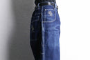“FUBU” deep indigo painter wide denim pants