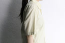 00s "BOSS" pale yellow check s/s BD shirt