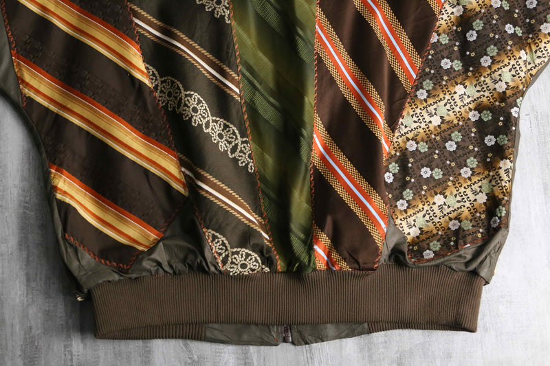 mulch pattern patchwork design jacket