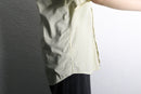 00s "BOSS" pale yellow check s/s BD shirt