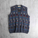 layered tone knit vest