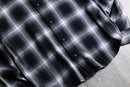2000s ombre rayon shirt