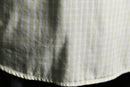00s "BOSS" pale yellow check s/s BD shirt