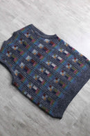 layered tone knit vest