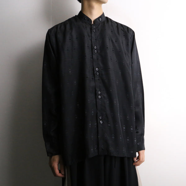 black color all over pattern shirt