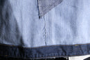 "Re:make" patchwork denim zip jacket