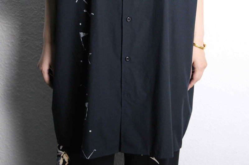 “KING SIZE” 4XL golf design open collar S/S shirt