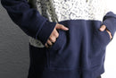 "Re:make" lace docking hoodie