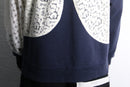 "Re:make" lace docking hoodie