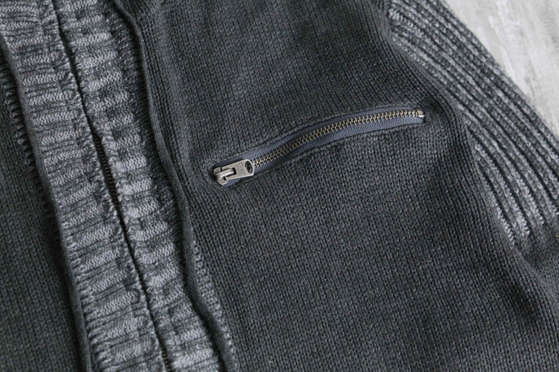 2tone switch design zip up hoodie