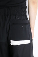 ”Re:make” wool slacks docking pants
