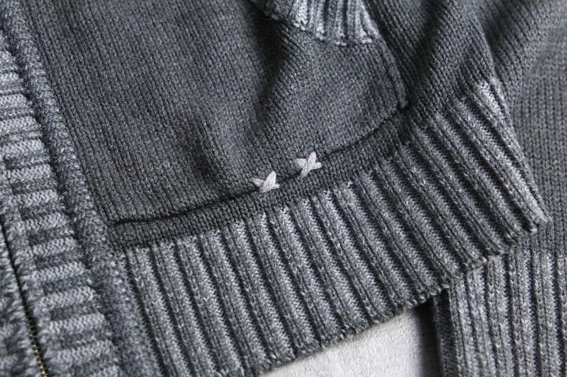 2tone switch design zip up hoodie