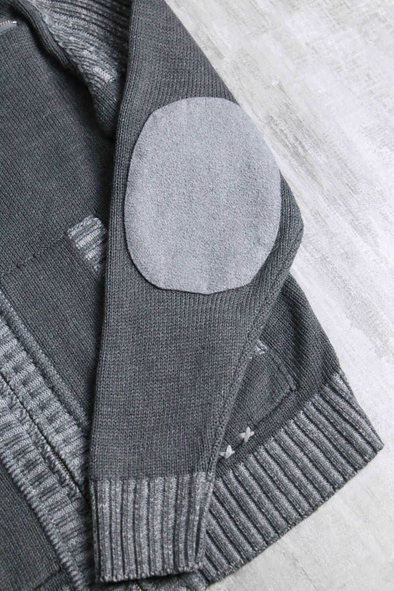 2tone switch design zip up hoodie