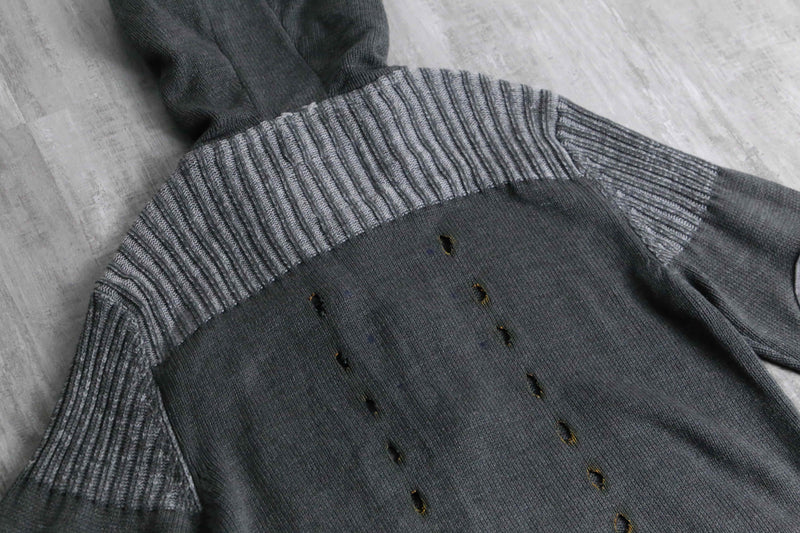 2tone switch design zip up hoodie