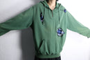"Re:make" check design loose silhouette hoodie