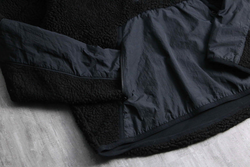 2000s NIKE nylon switch boa fleece half zip parka