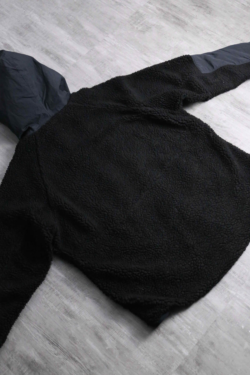 2000s NIKE nylon switch boa fleece half zip parka