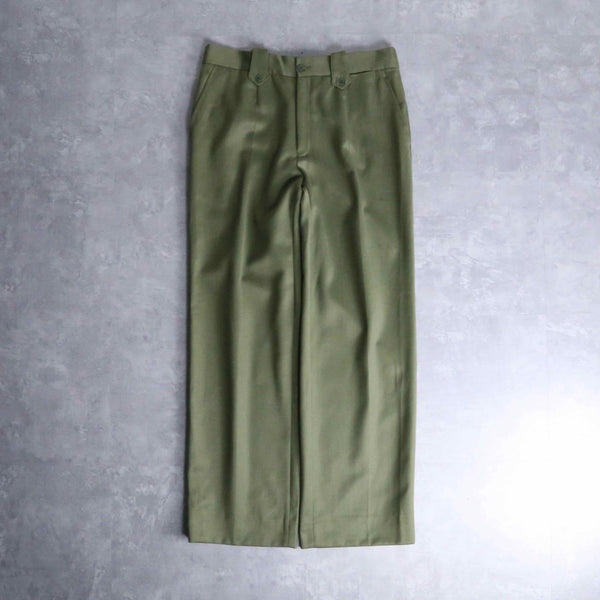 light green western straight slacks