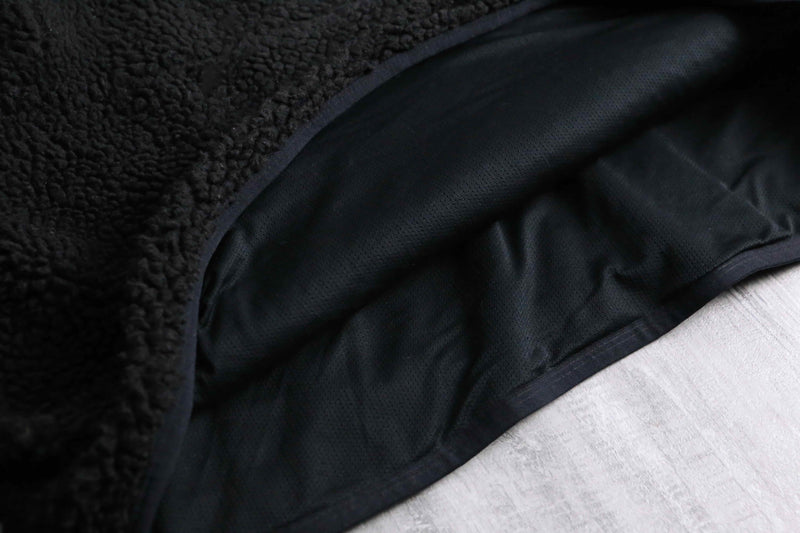 2000s NIKE nylon switch boa fleece half zip parka