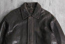 soft hide shadow leather jacket