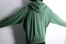 "Re:make" check design loose silhouette hoodie