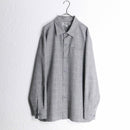 “STACY ADAMS” light gray check shirt