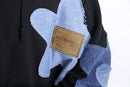 "Re:make" docking flower zip hoodie
