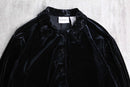 black color velour short jacket