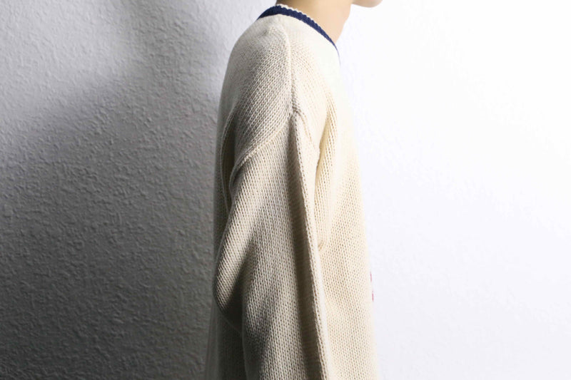 stars and stripe like cotton knit