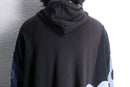 "Re:make" docking flower zip hoodie