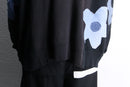 "Re:make" docking flower zip hoodie