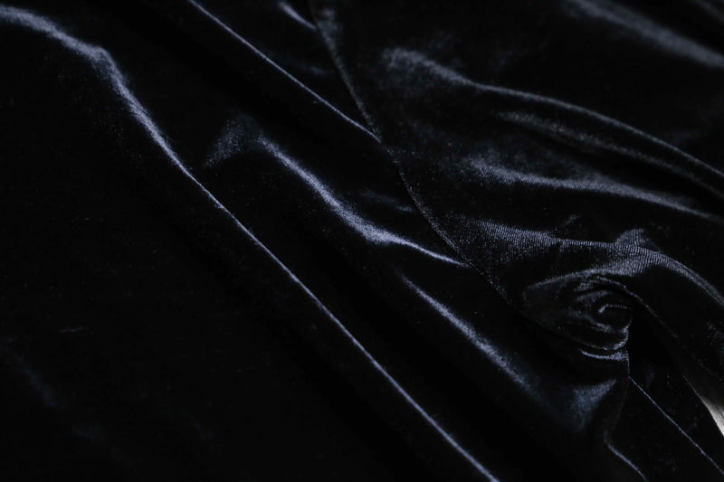 black color velour short jacket