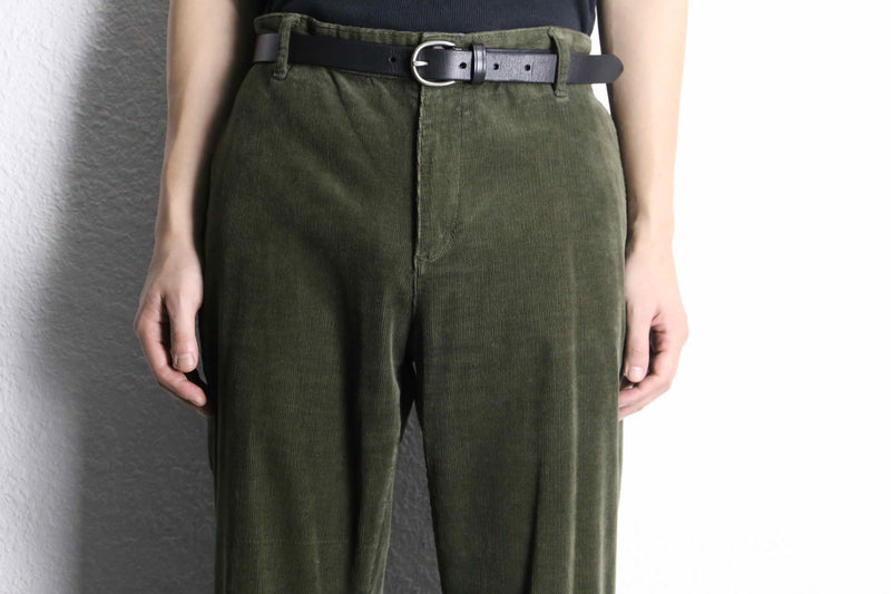 olive color corduroy pants