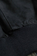 1990s color switch zip-up suede leather jacket