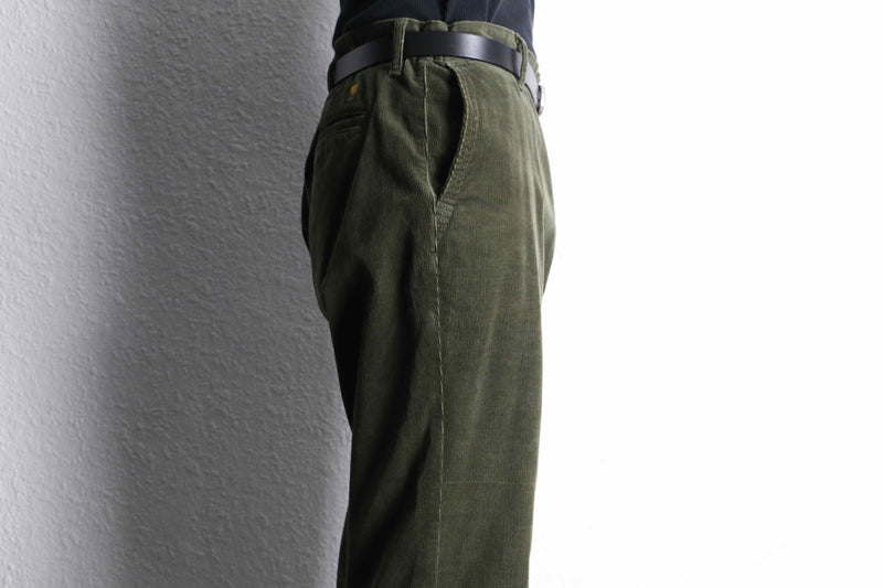 olive color corduroy pants