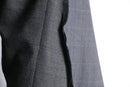 "Re:make" gray check double docking flare slacks